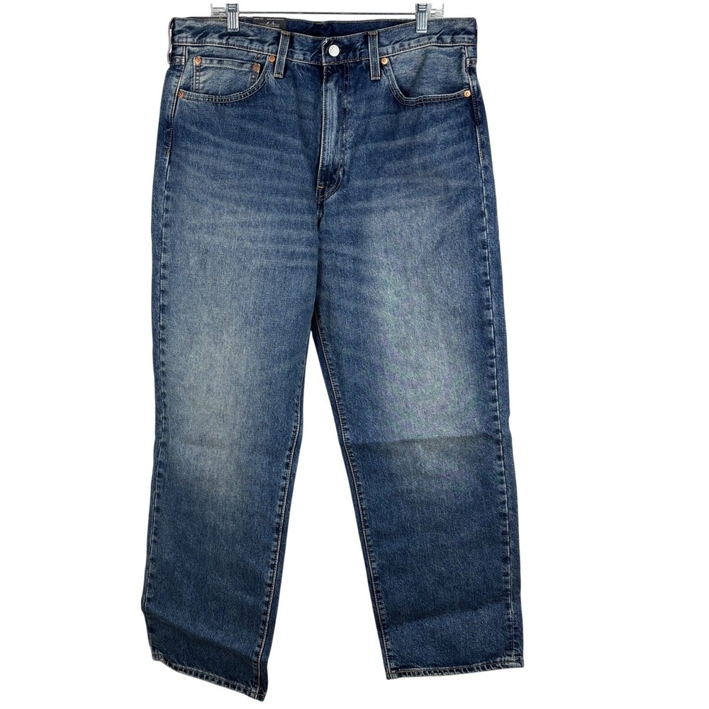 Levi's 568 Loose Straight Jeans Mens  Size 36 x 32 Dark Wash New With Tags